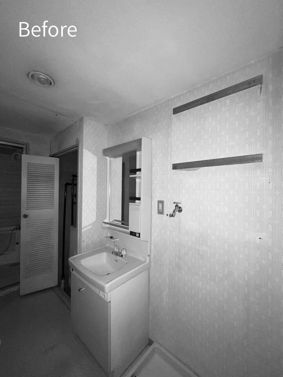 東京都のマンションフルリノベーション 洗面所