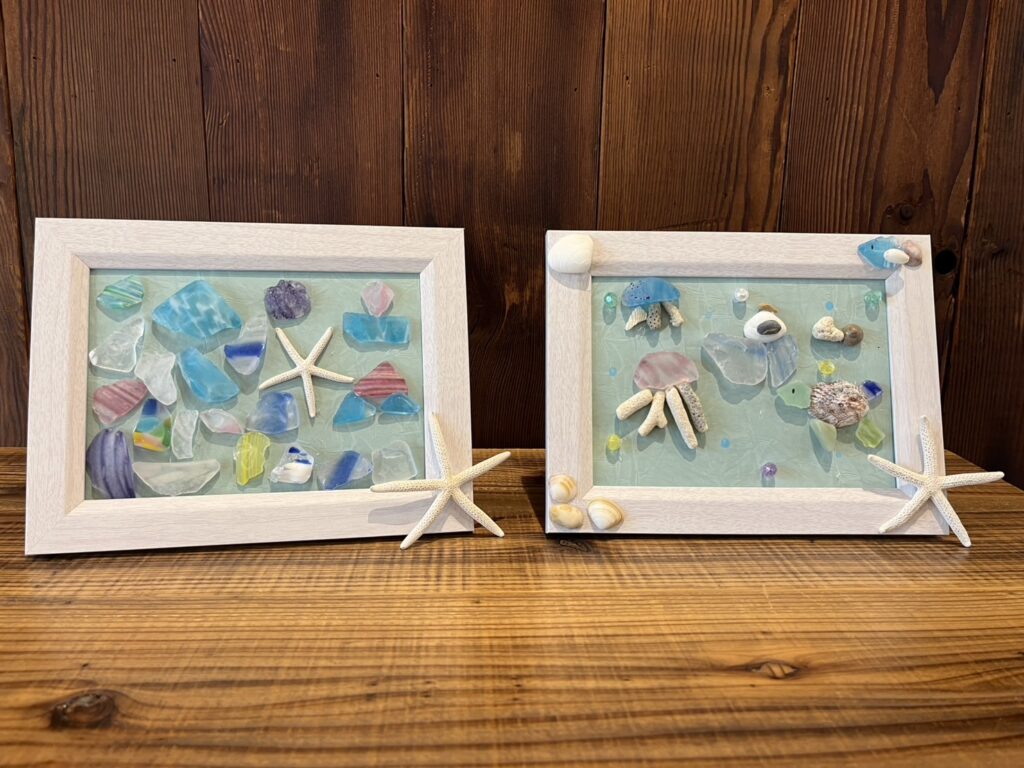 シーグラスアート作品