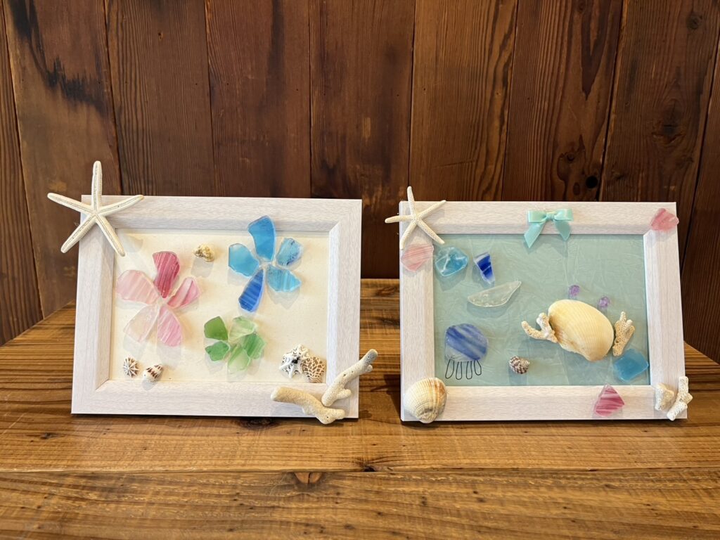 シーグラスアート作品