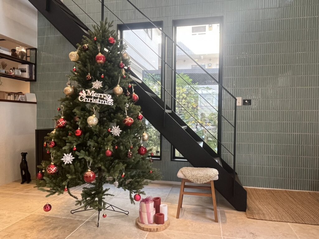 クリスマスツリーを出しました！