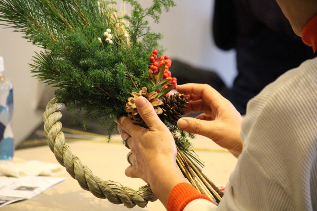 自然素材でつくる世界で一つだけのしめ飾り